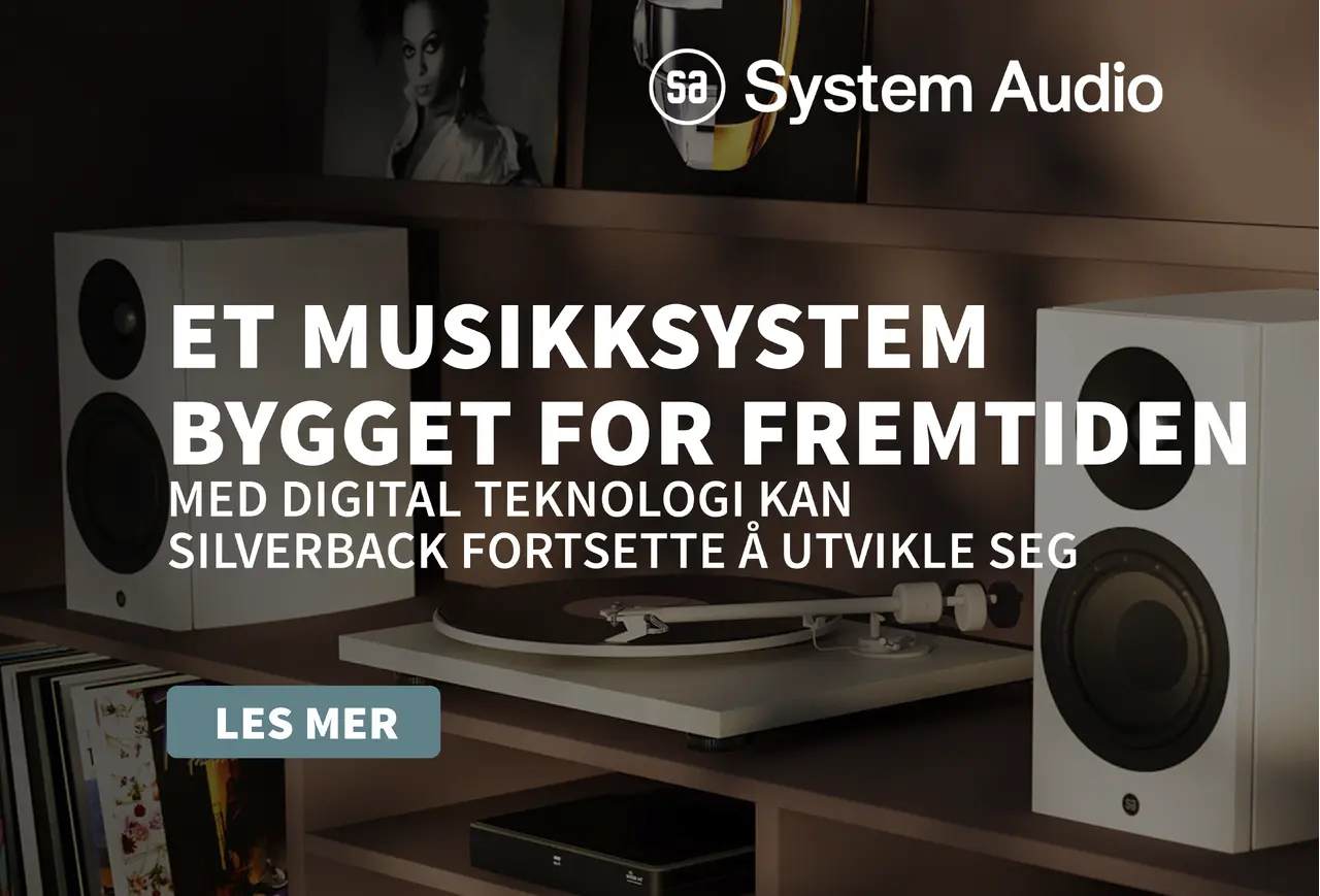 System Audio silverback trådløstmusikksystem av høyeste kvalitet